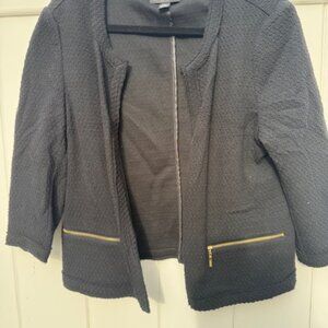 Alfani black blazer / short jacket size petite medium